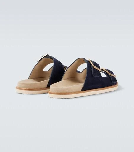Sandale Boucle Daim Ryze Bleu image 7